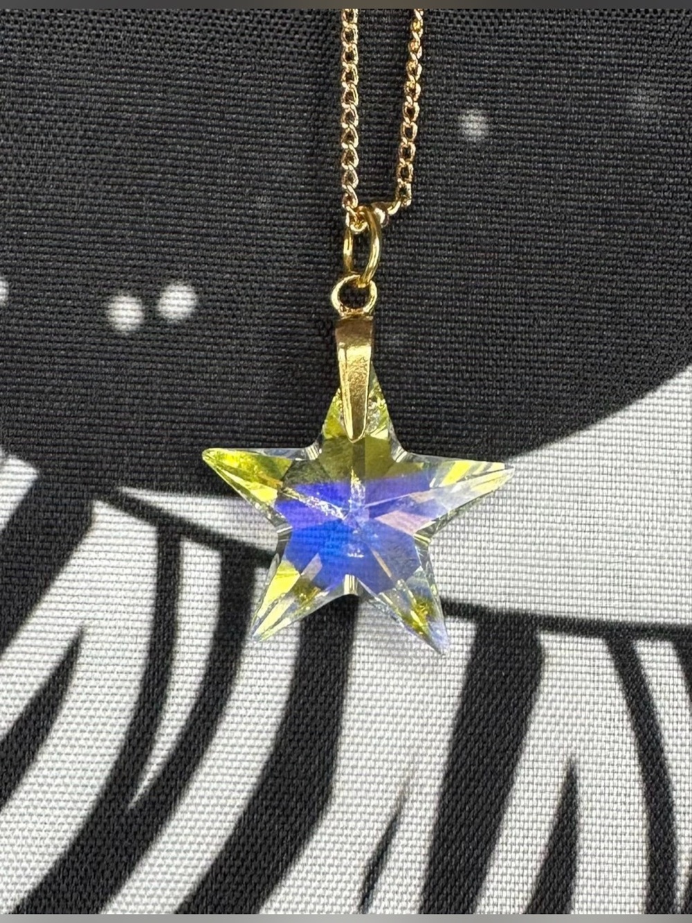 Swarovski Crystal Pendant Necklace - Star
